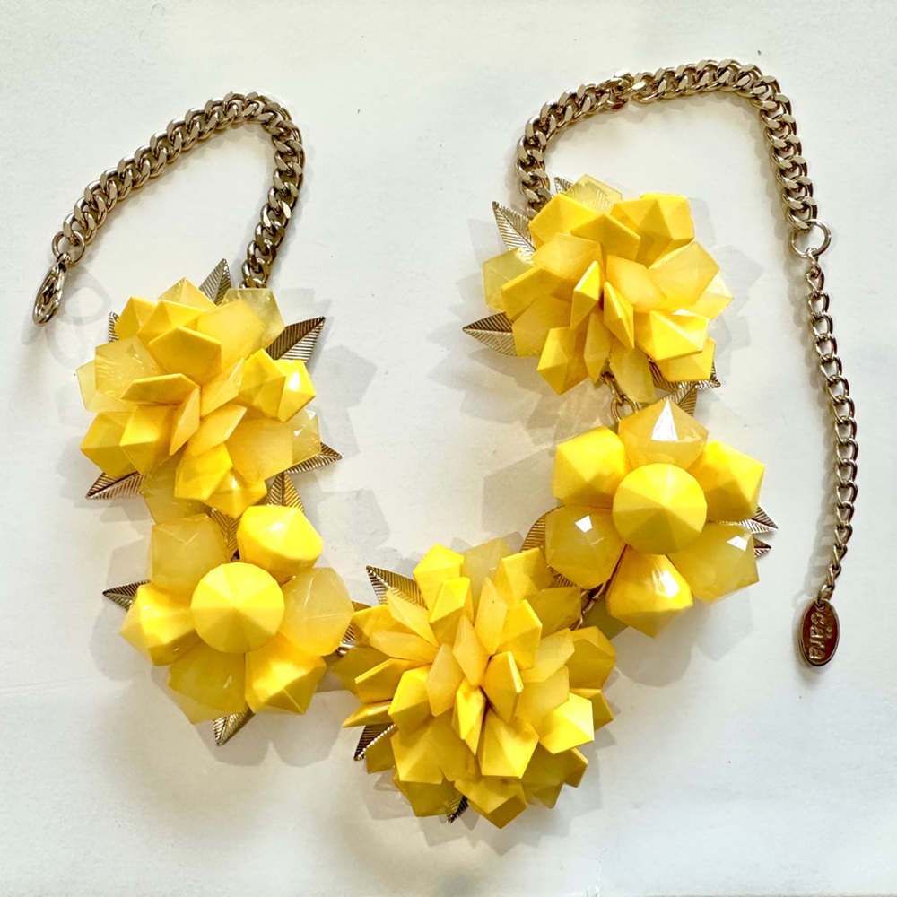 Yellow Flower Necklace